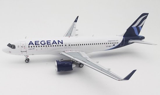 Airbus A320neo Aegean Airlines with stand